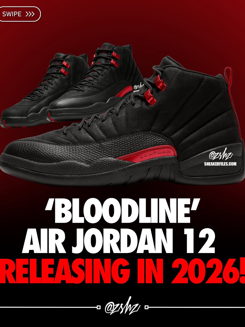 Jordan 12 “Bloodline” Sneaker Leak!