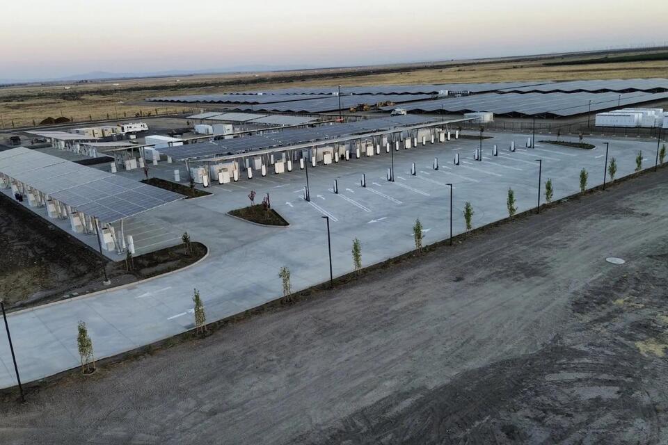 Tesla’s Oasis: Charging Just Got a Glow-Up