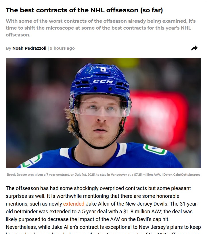 Boeser’s Bargain: Canucks Win Big!