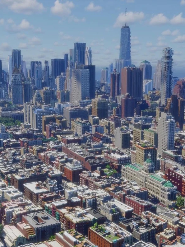 They spent 4 YEARS building the entire NYC in Minecraft.