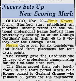 The Chicago Cardinals' most untouchable record in football history
