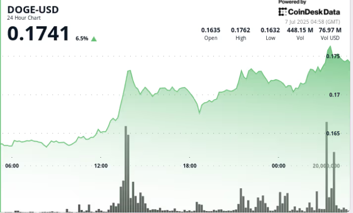 dogecoin whales pile in as musk's america party fuels crypto optimism