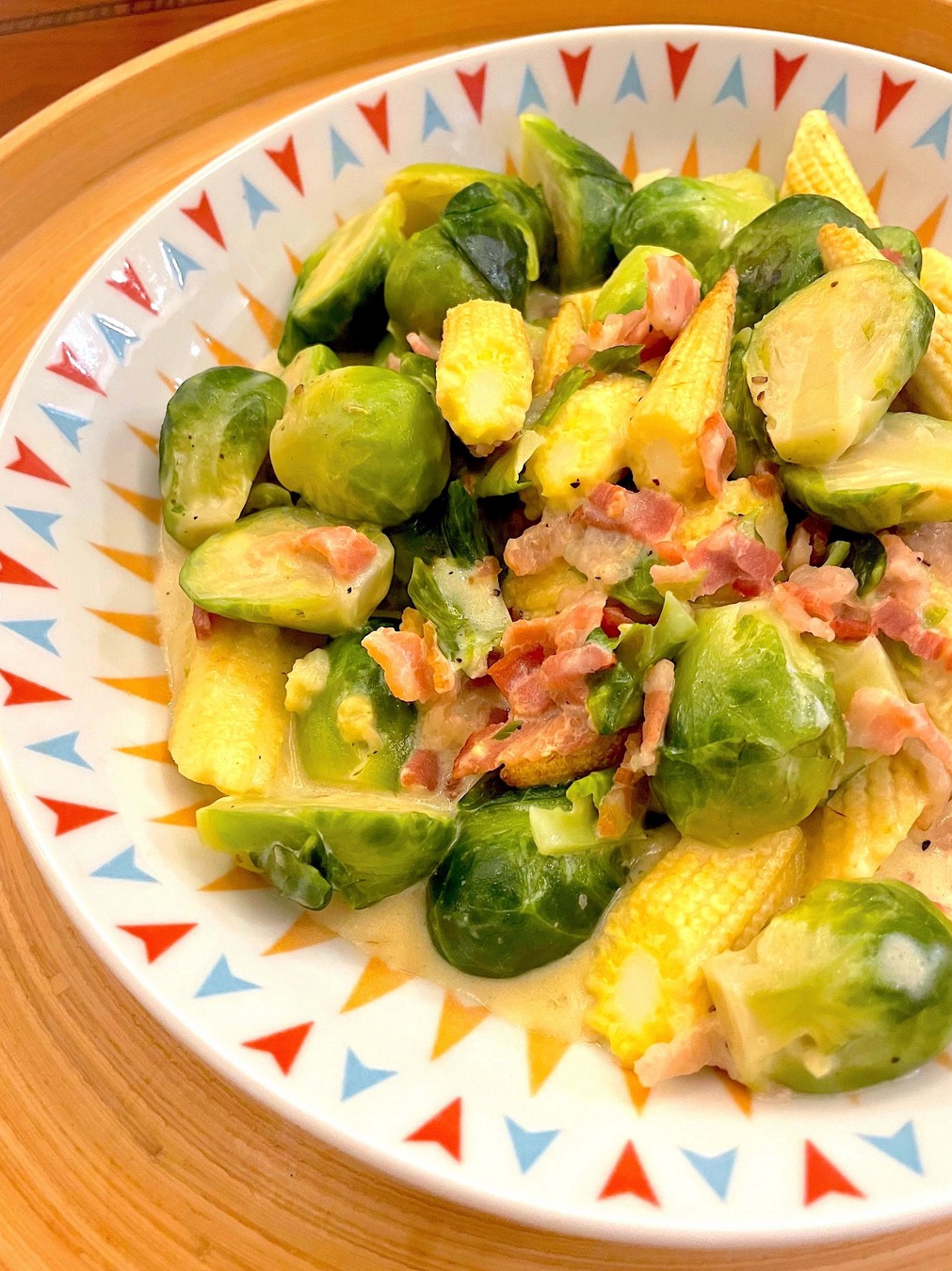 Cheesy Brussels Sprouts Casserole with Bacon—You Need This!
