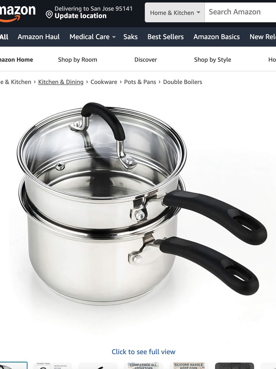 I think everyone need a Two-Part Pot 