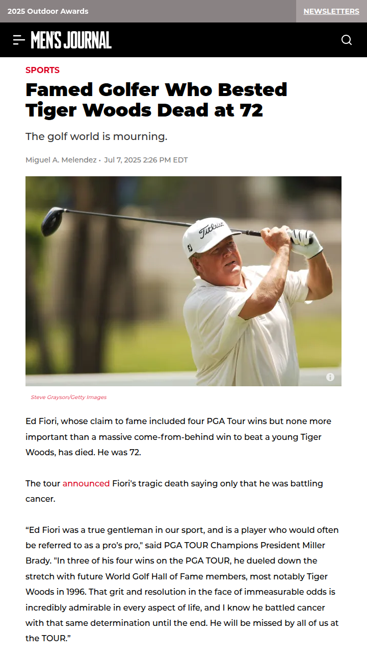Remembering Fiori’s Epic Win Over Tiger