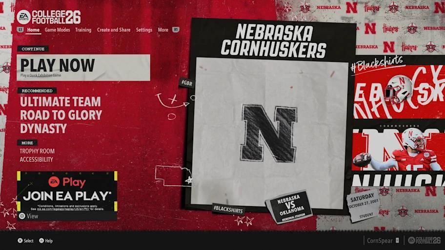 Husker Tunnel Walk & Balloons in CFB26!