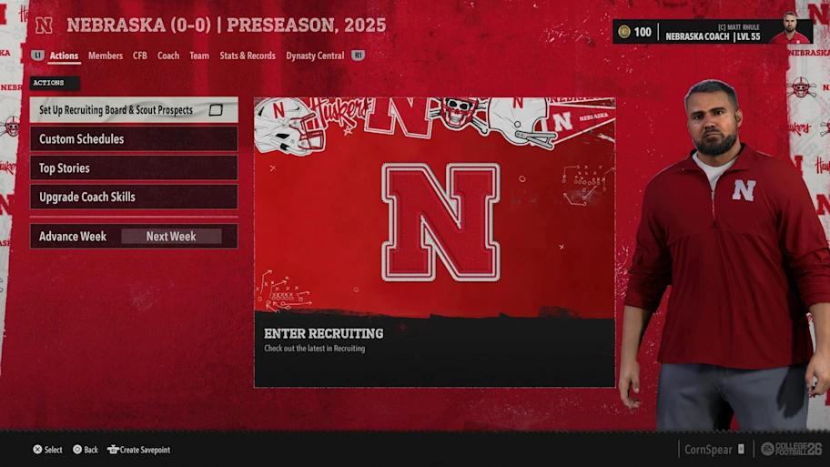 Husker Tunnel Walk & Balloons in CFB26!