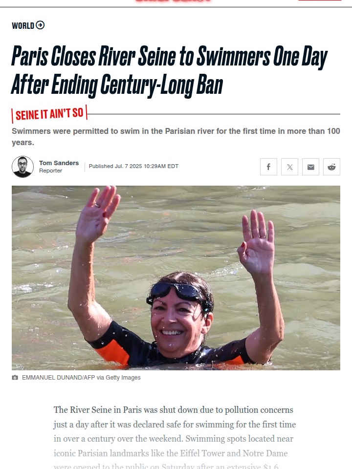 Seine Splash: Century-Old Ban Returns Fast!