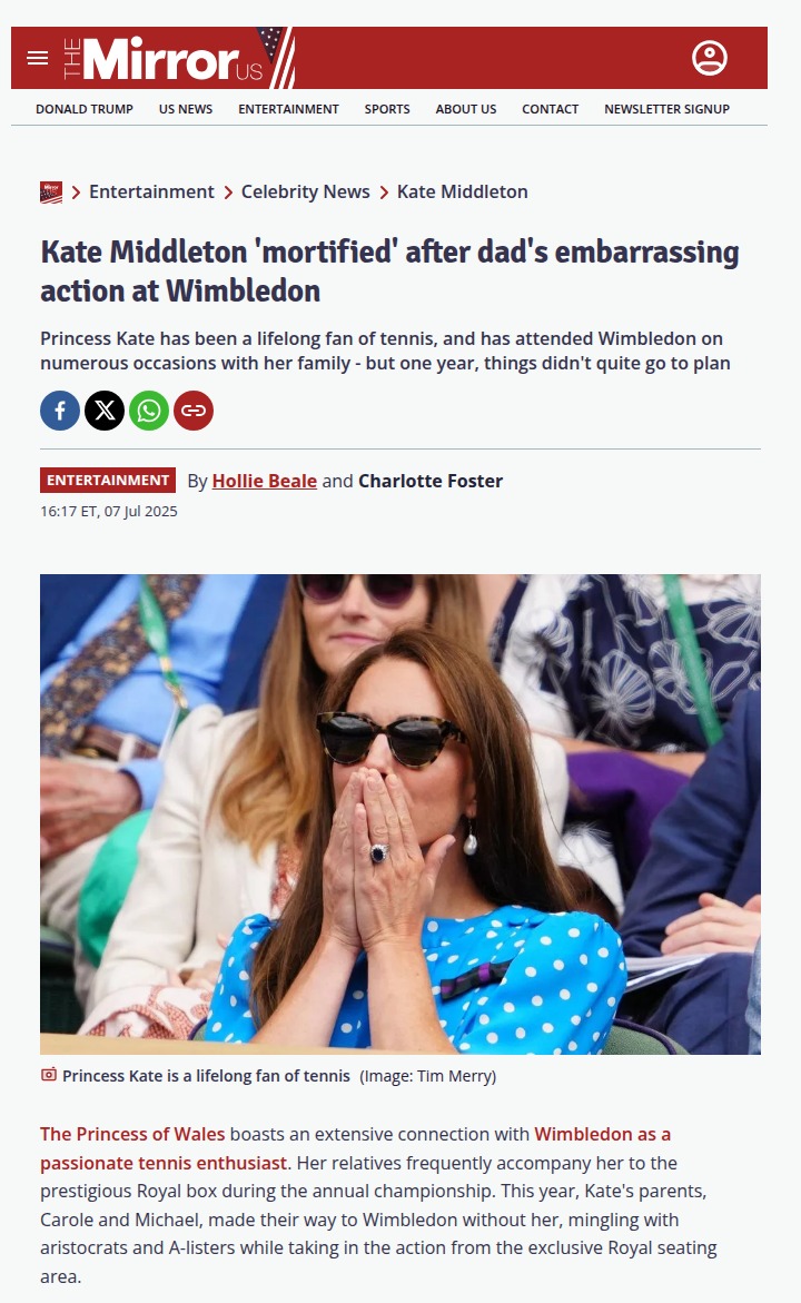 Kate’s Wimbledon Cringe Moment 😳