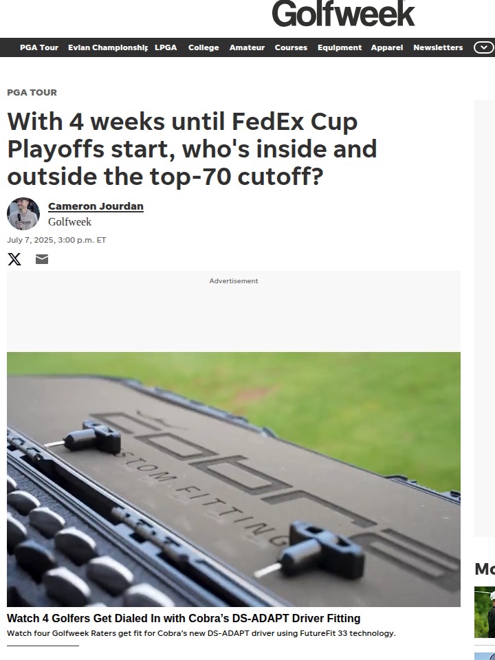 FedEx Cup Bubble Watch: Who’s In, Who’s Out?