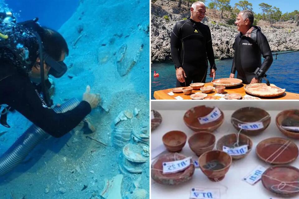 Ancient Shipwreck Yields Stunning Ceramics