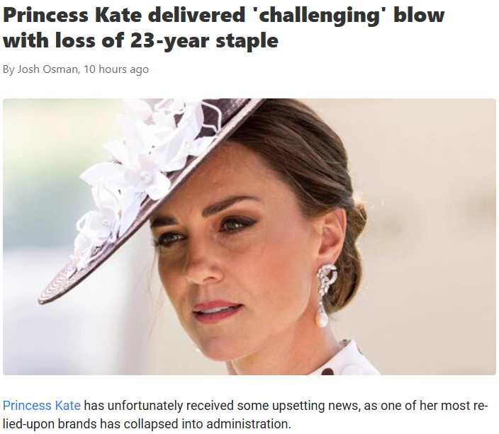 Kate’s Go-To Maternity Brand Shuts Down