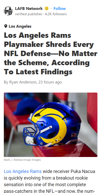 Puka Nacua: Rams’ New Coverage Nightmare?