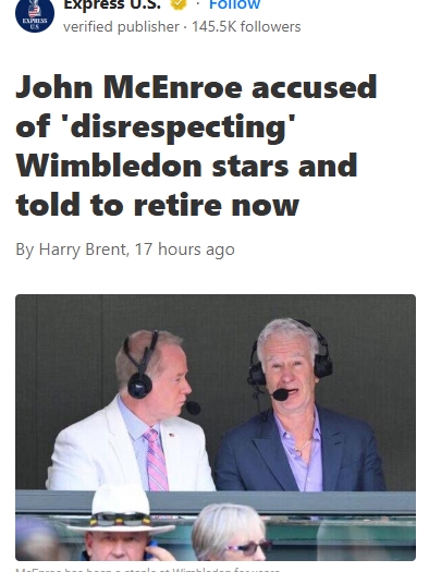 Is McEnroe Losing His Edge in the Booth?