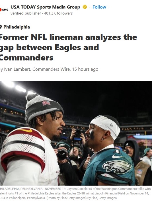 Is the Eagles-Commanders Gap Closing?
