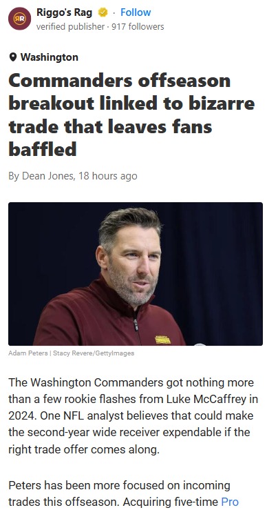 Is McCaffrey Really Trade Bait?