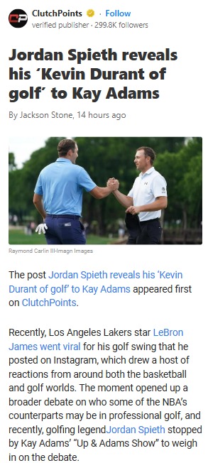 Is Scottie Scheffler Golf’s KD?