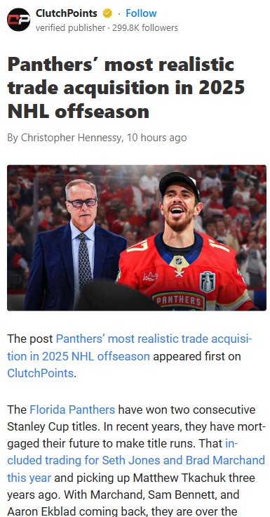 Should the Cats Deal Rodrigues for Picks?