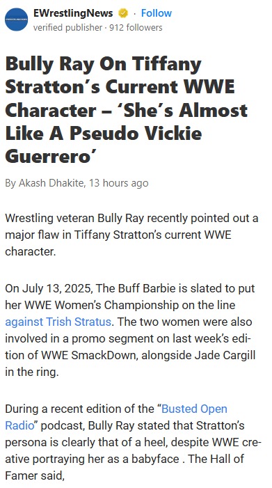 Is Buff Barbie the New Vickie Guerrero?
