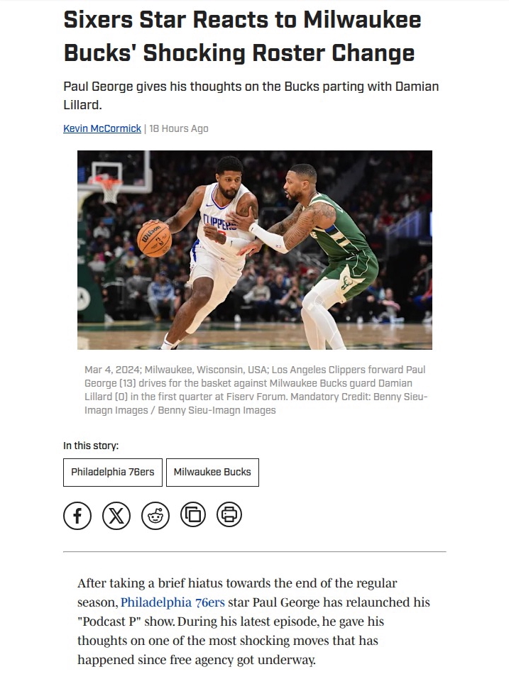 Dame Time Over in Milwaukee—What’s Next for Giannis?