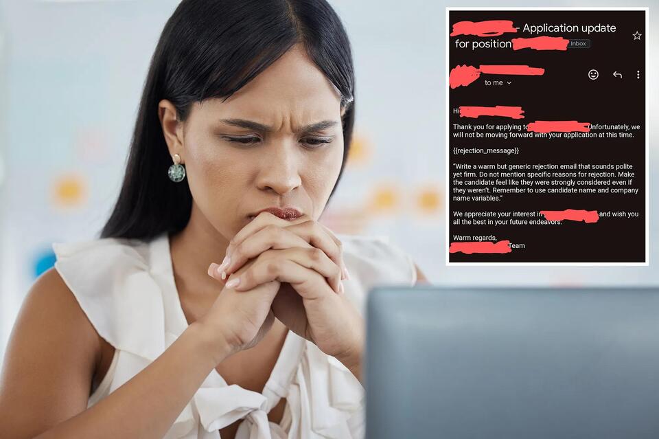 AI Fail: Job Rejection Email Goes Viral