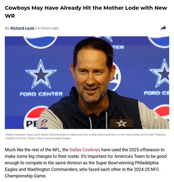 Pickens Already Turning Heads in Dallas