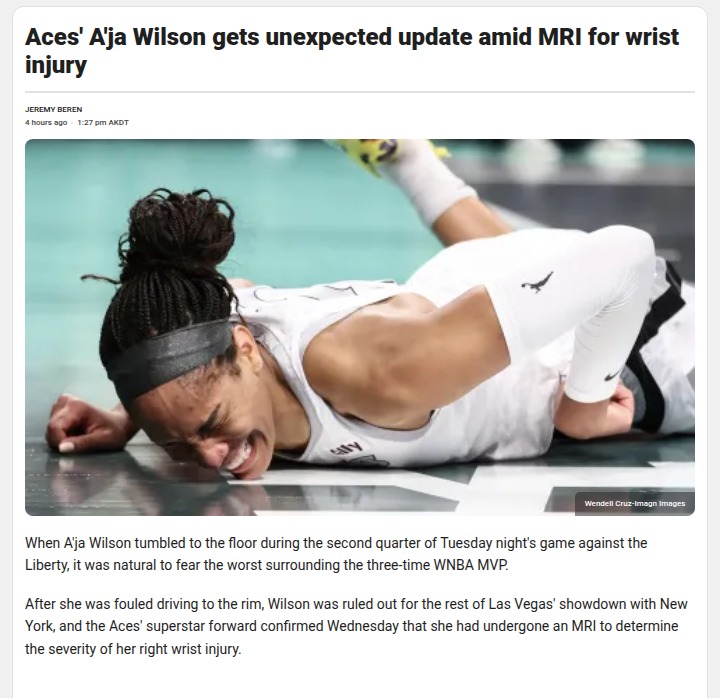 A'ja Wilson's Status Shakes Up Aces Fans