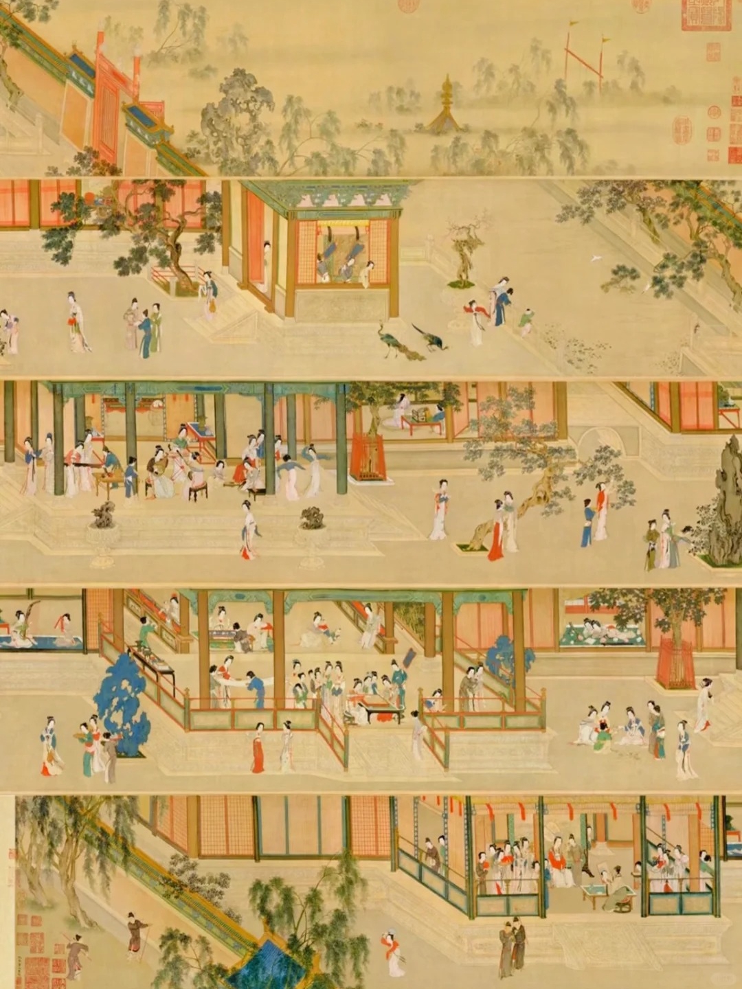 Get to know a famous Chinese painting “Spring Dawn in the Han Palace” 