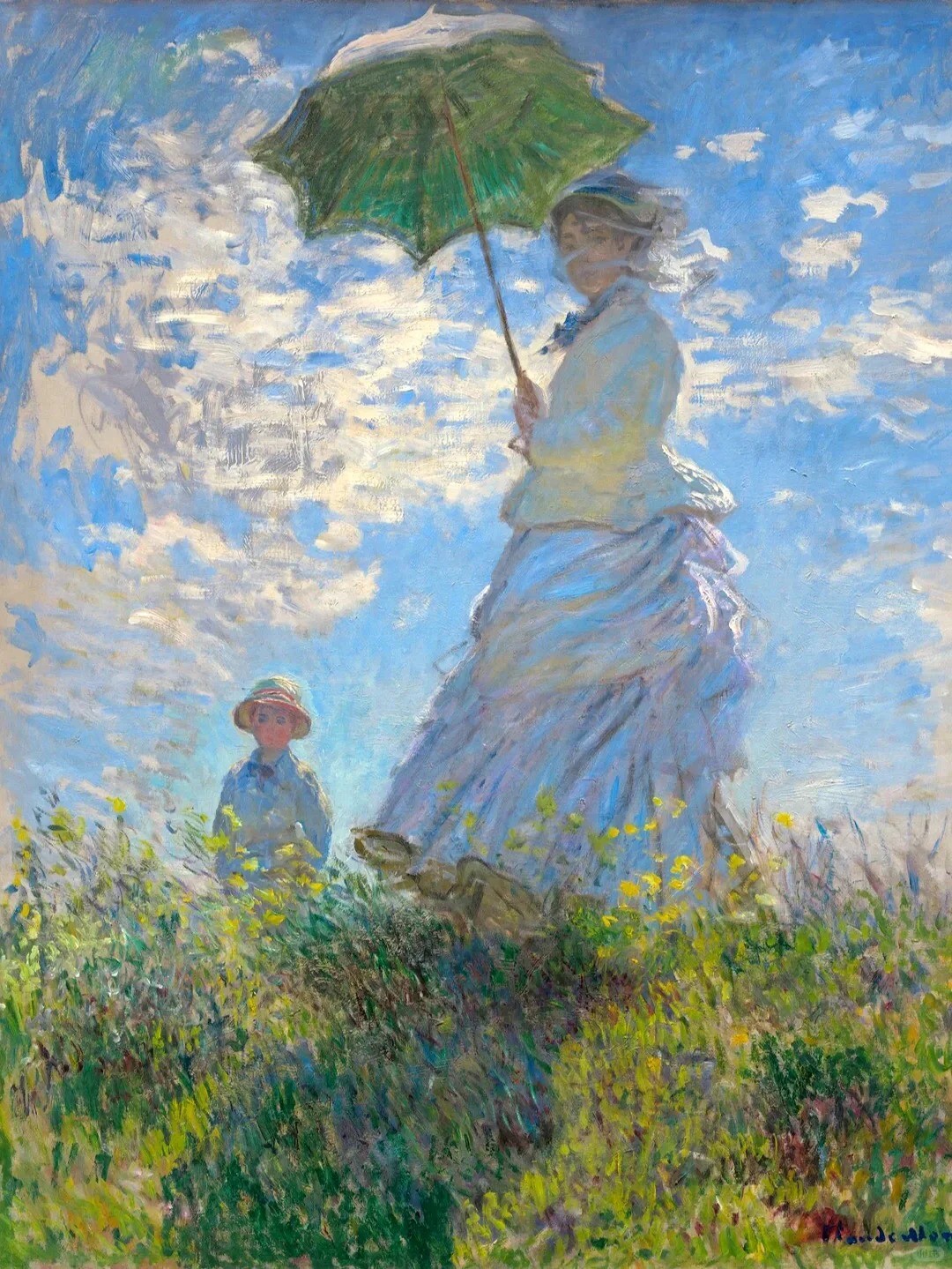 Monet's Woman with a Parasol 