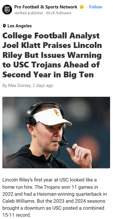 Can Lincoln Riley Silence the Doubters?