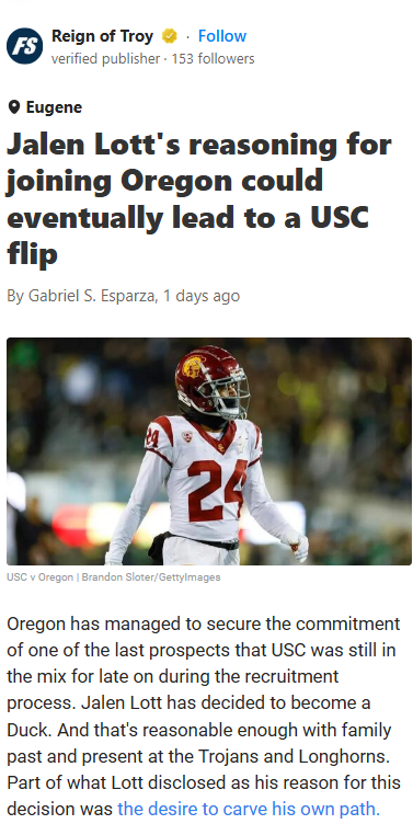 Could Jalen Lott Flip to the Trojans?