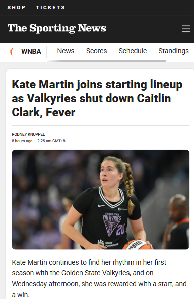 Valkyries Clamp Down on Clark Again