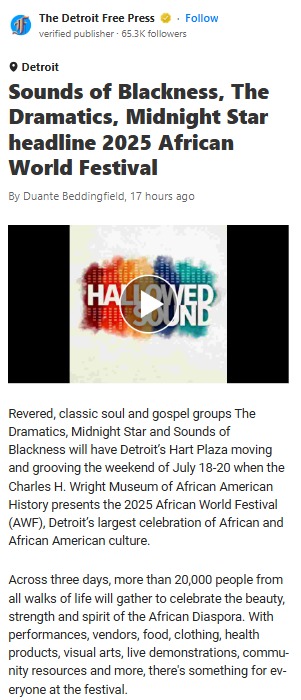 Detroit’s Ultimate Soul Fest Is Back!