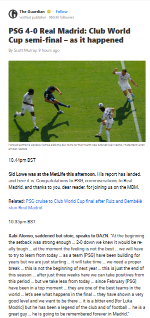 PSG Schools Real Madrid 4-0!