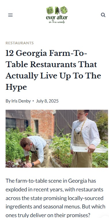 Georgia’s Farm-to-Table Hot List 🍑