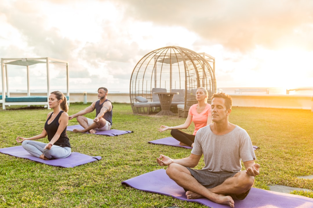 The men👨 practicing yoga🧘 are gays🌈?