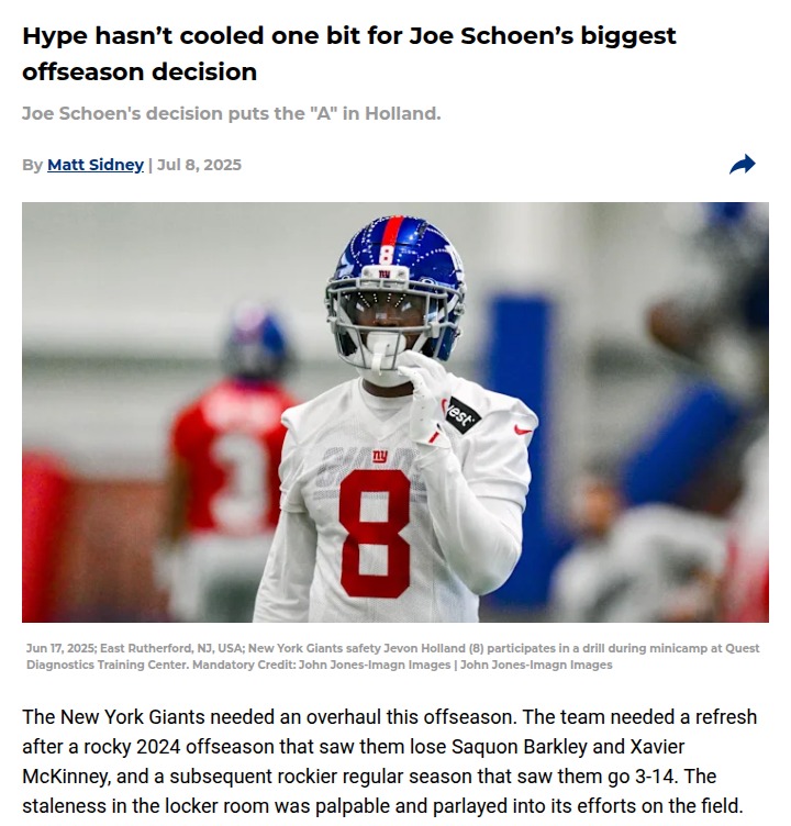 Jevón Holland: Big Blue’s Game-Changer?