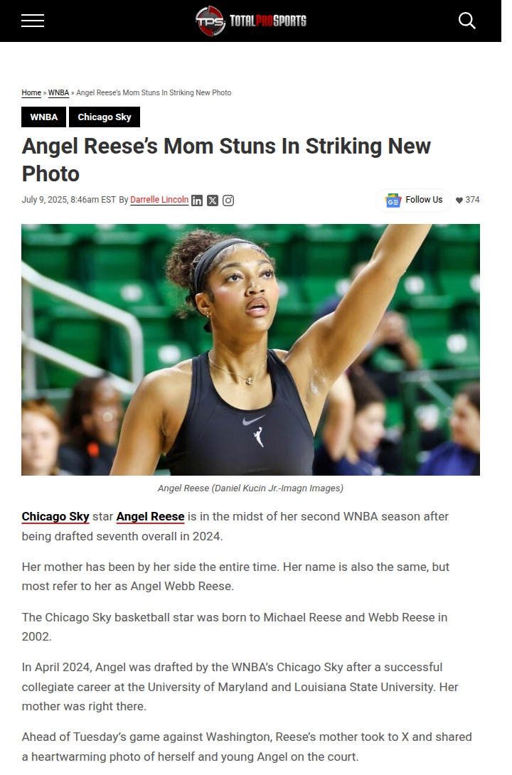Rebound Queen Angel Reese Sets WNBA Record!