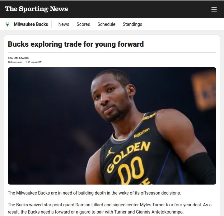 Could Kuminga Be the Bucks’ Missing Piece?