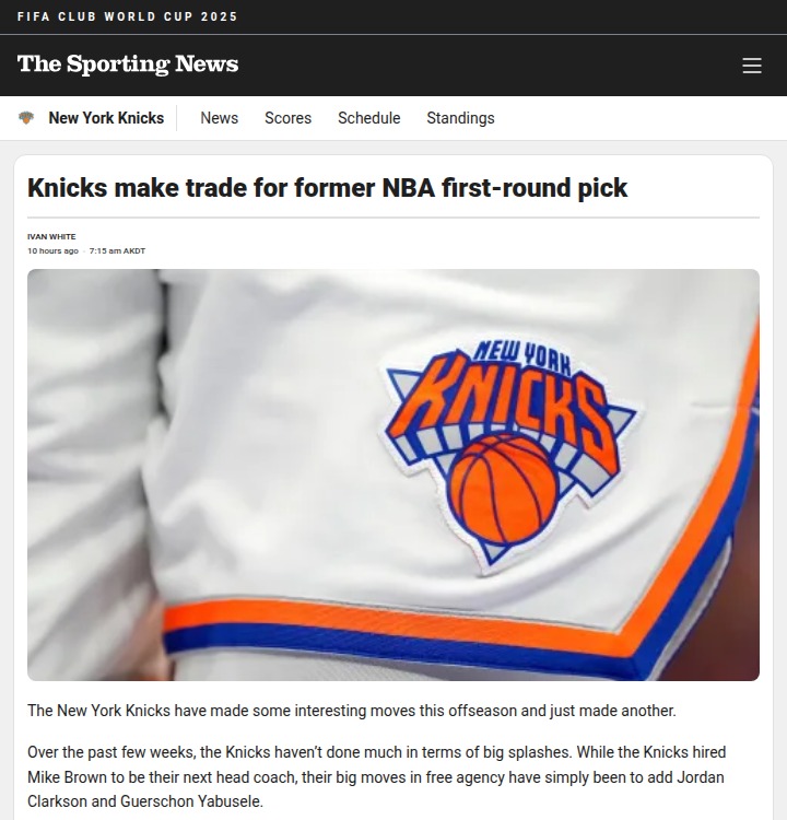 Knicks Bet on Langford’s Comeback Story