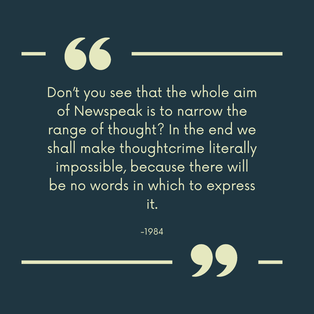 the chilling power of language in 1984