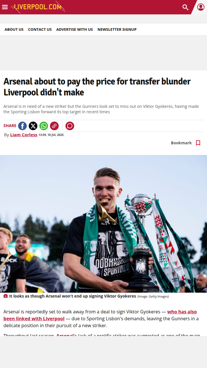 Gunners Miss Out on Gyokeres—Did We Fumble?