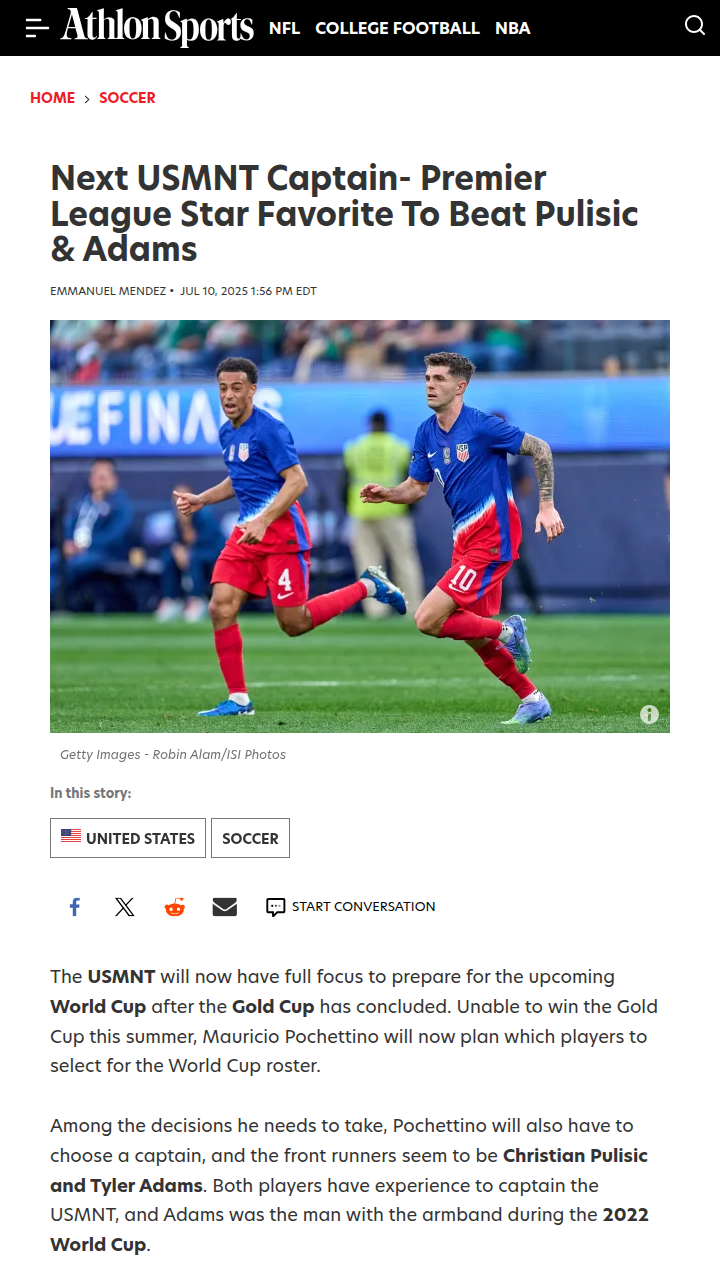 Is Chris Richards the Next USMNT Leader?
