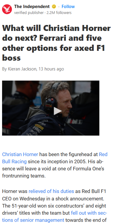 Could Horner Really Join the Prancing Horse?
