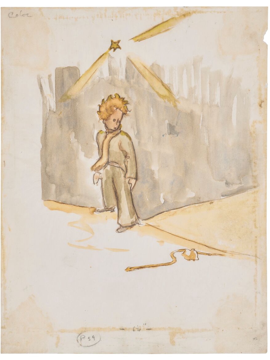 Desert Whispers and Auction Surprises: The Little Prince’s Watercolor Odyssey