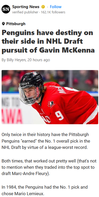 Could the Pens Land Their Next Superstar?