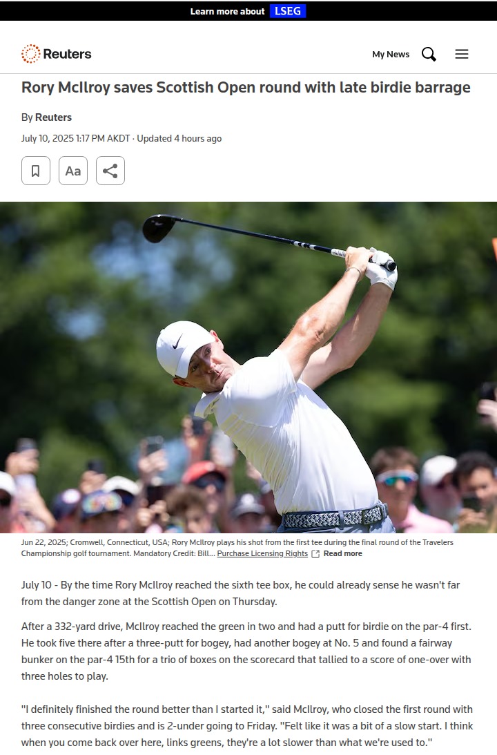 Rory’s Birdie Blitz Saves the Day!