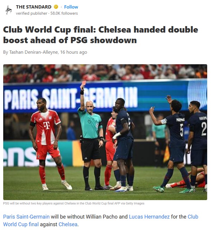 Chelsea Get Major Final Advantage