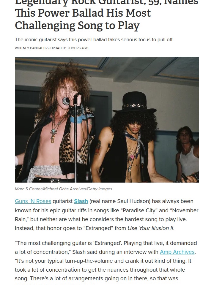 Slash Spills on His Toughest Song Ever 🎸