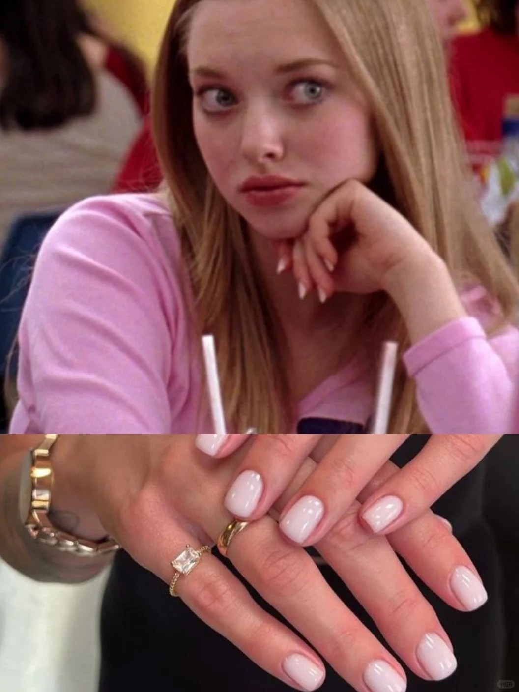Manicure style of Queen bees in MeanGirls
